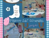 Pretty Lil' Cowgirl Party Kit