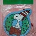 SALE.... SNOOPY Vintage Wooden ORNAMENT Mint in original package