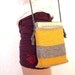 Perfect Pouch - Gold & Grey Hand Woven Tubular Purse
