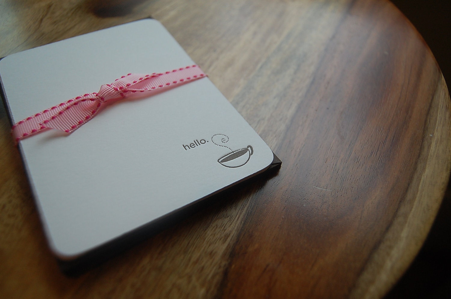 Letterpressed Hello Cards