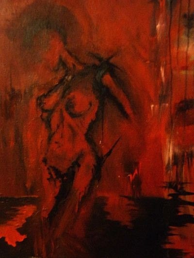 Decomposition Original Painting MIxed Media
