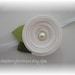 Baby Headband Felt Flower Headband Wool Felt Flower Liz-White-U PICK Headband, or Hair Clip, or Brooch