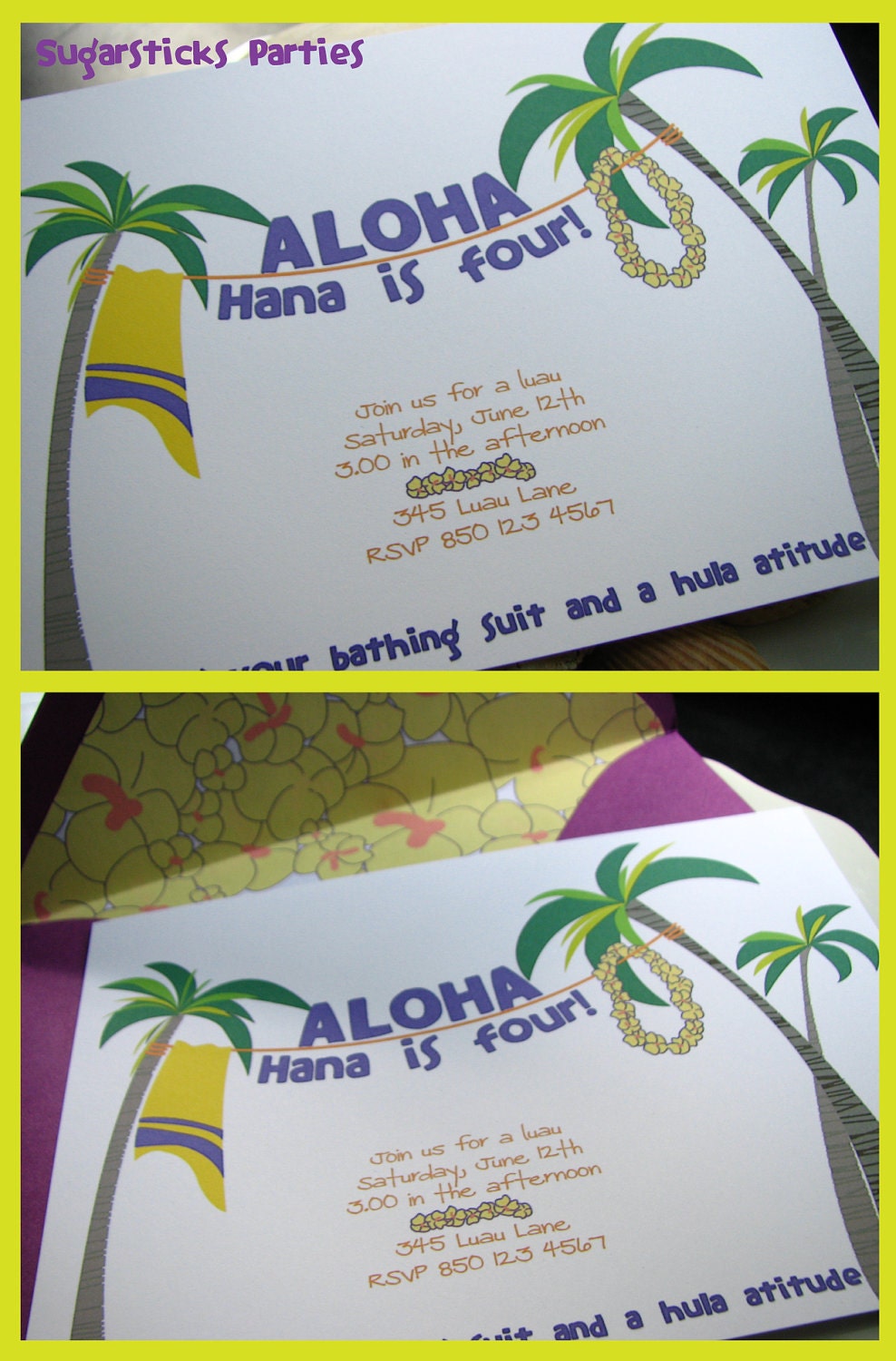 Luau Birthday Invitation Il_170x135