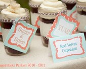 Camping s'more party circles/ squares- M2M Swanky Baby Vintage Il_170x135