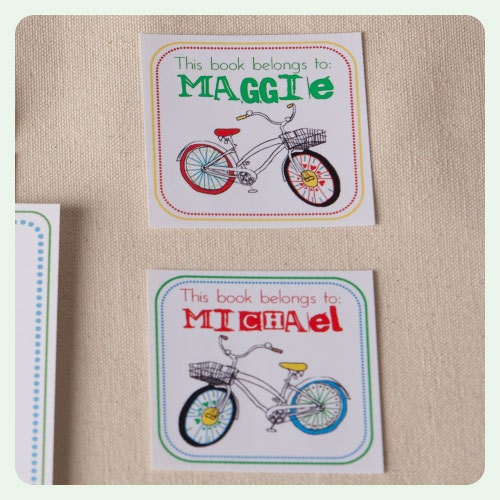 Bicycle BOOK PLATES Il_570xn