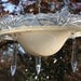 Vintage Light Fixture Repurposed Hanging Candle Chandelier