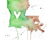5x7 - Louisiana Love