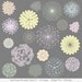 MEGA PACK Pastel Flower Silhouettes Clipart Clip Art, Flower Clipart Clip Art - Commercial and Personal Use