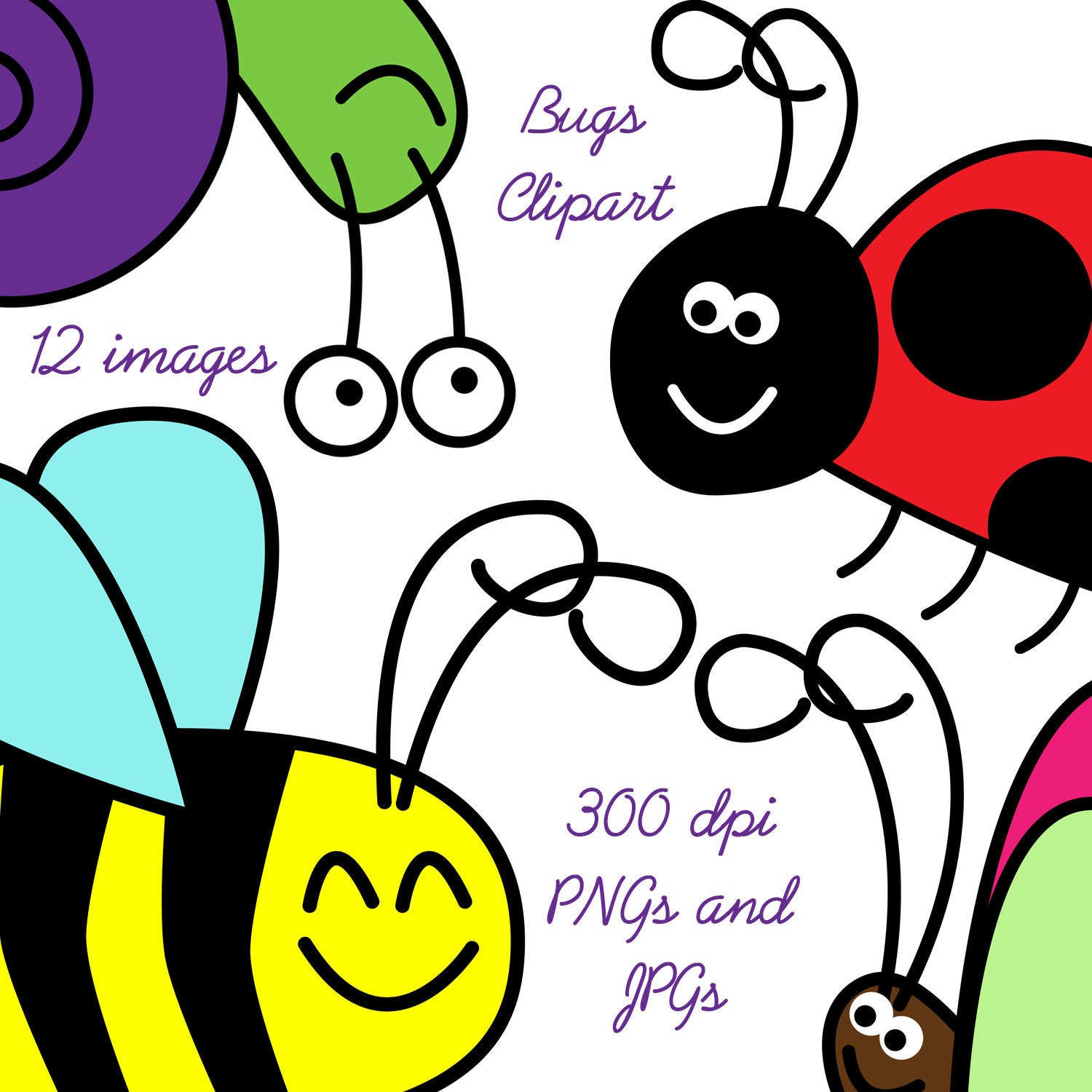 Clipart Of Bugs