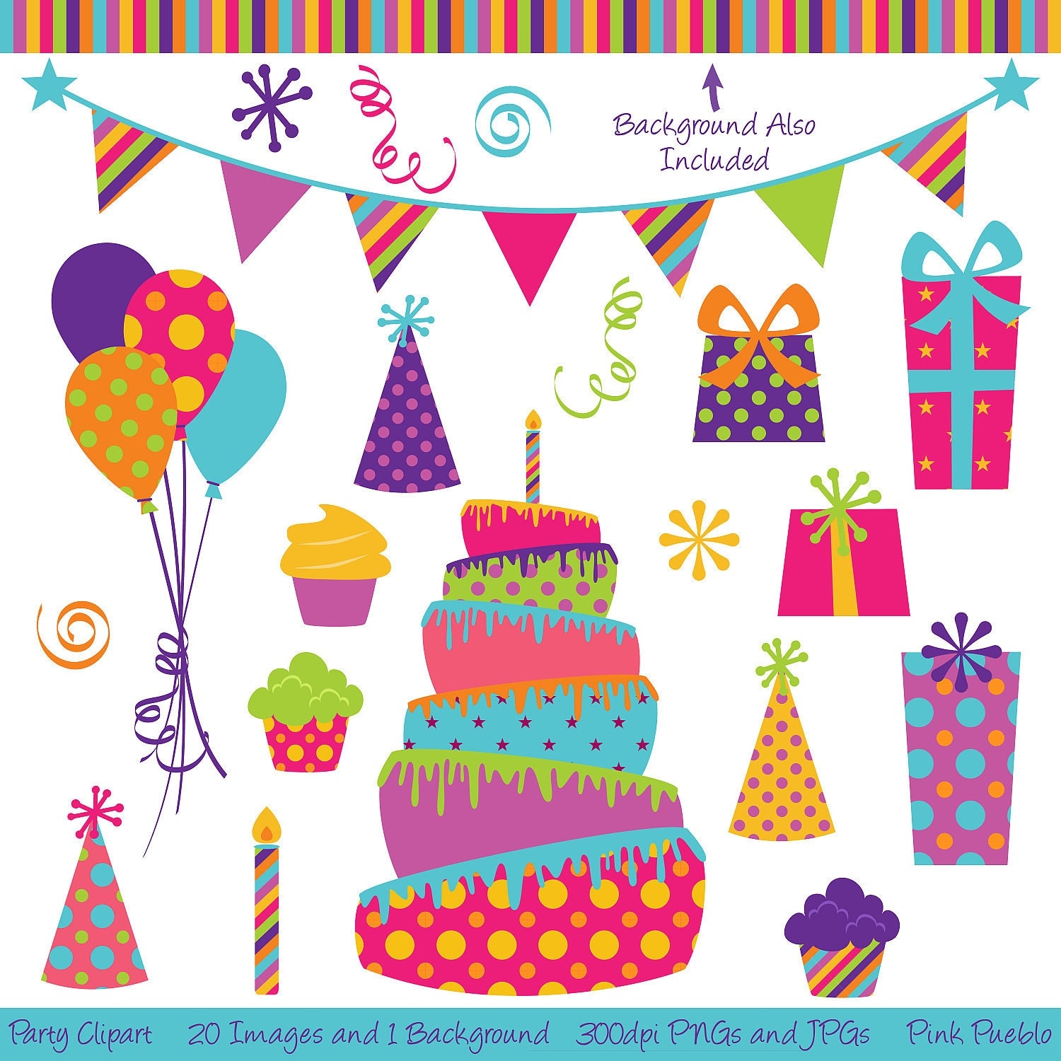 free clipart images birthday party - photo #33