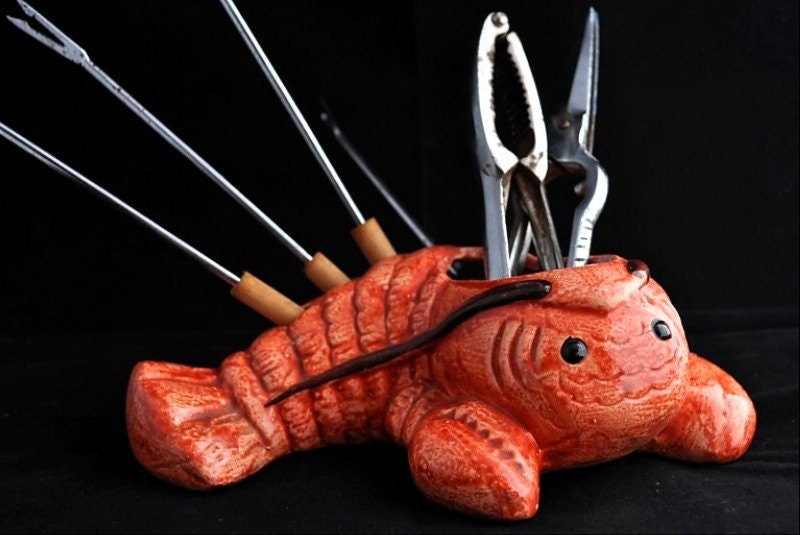 Vintage Lobster with Tools by Rubel 1976