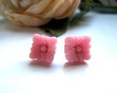 Pink Harriette Stud Earrings