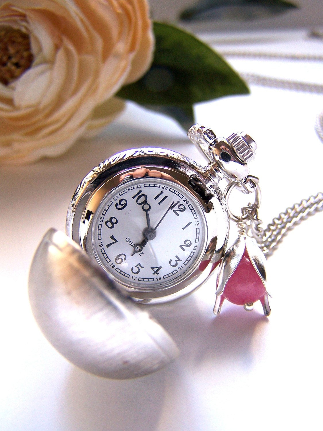 the sleeping beauty pocket watch (necklace).
