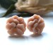 the dusty rose victoria earrings.