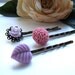 Lavender Hair Pins