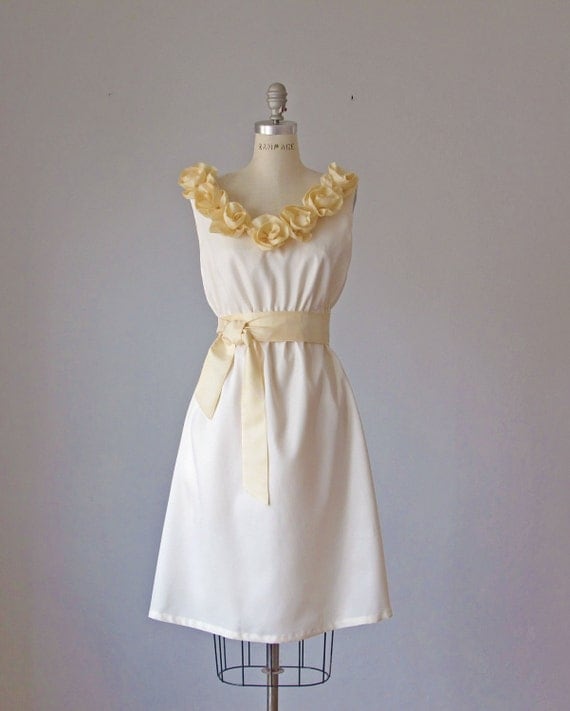 Dress / Bridesmaid / Romantic / Yellow / Dreamy / Bridesmaid / Party / Ruffles Flowers /