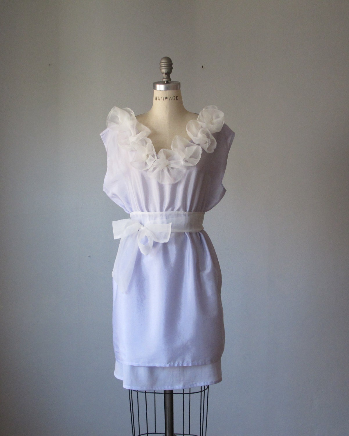 Dress / Bridesmaid / Romantic / Violet / Dreamy / Bridesmaid / Party / Ruffles Flowers / Ready to ship