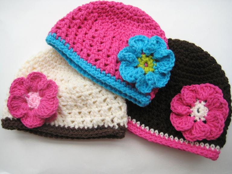 Crochet Hat Pattern, Newborn Baby to Adult, pdf crochet beanie pattern - Fall Beanie