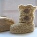 Crochet Baby Pattern Shoes ,Booties, Classic Snow Boots , 4 Sizes (pdf pattern)