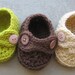 Boy's Striders Crochet Baby Booties Pattern ( pdf pattern)-4 sizes