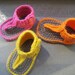 Crochet Pattern for Baby Sandals or Booties - Pdf Pattern - Gladiator Sandals