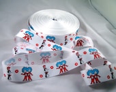 Cat in the Hat 1" Grosgrain Ribbon - 1 Yard