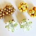 1950s Cluster Earrings- Clip On- 3 Pairs-Vintage- Instant Collection