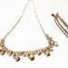80's Rhinestone 2 Piece Set- Choker- Earrings- Bridal- Prom- Dance- Vintage