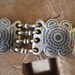Vintage Niello Bracelet - Tribal - Turkman - Turkoman - Panel Link Bracelet