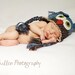 Owl Hat - Baby Owl Hat - 0 - 3 Month Owl Hat -Two toned Cute and Soft Earflap - by JoJosBootique