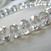 RESERVED for M 2 strands Gorgeous Top Quality Clear Crystal Beads, AB finish, 12mm x 10mm, full 12" Strand, 36 pieces