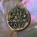 Discount - You are my Sunshine ... Inspirational quote Silver pendant