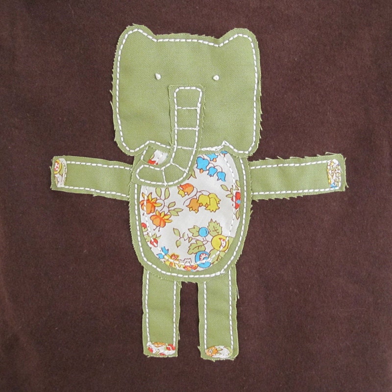 Boy or Girl Onesie Eddie the Elephant