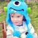 Toddler/Child Monster Hat Crocheted Unique Photo Prop Select Your Size