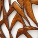 Mid-Century Danish Modern Wall Art - large, brutalist / biomorphic wall hanging