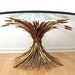 Italian Gilt Sheaf of Wheat Coffee Table - Mid Century Hollywood Regency Style - Decorator Item