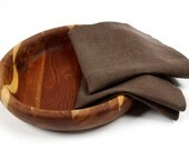 Chocolate Brown Linen Napkins