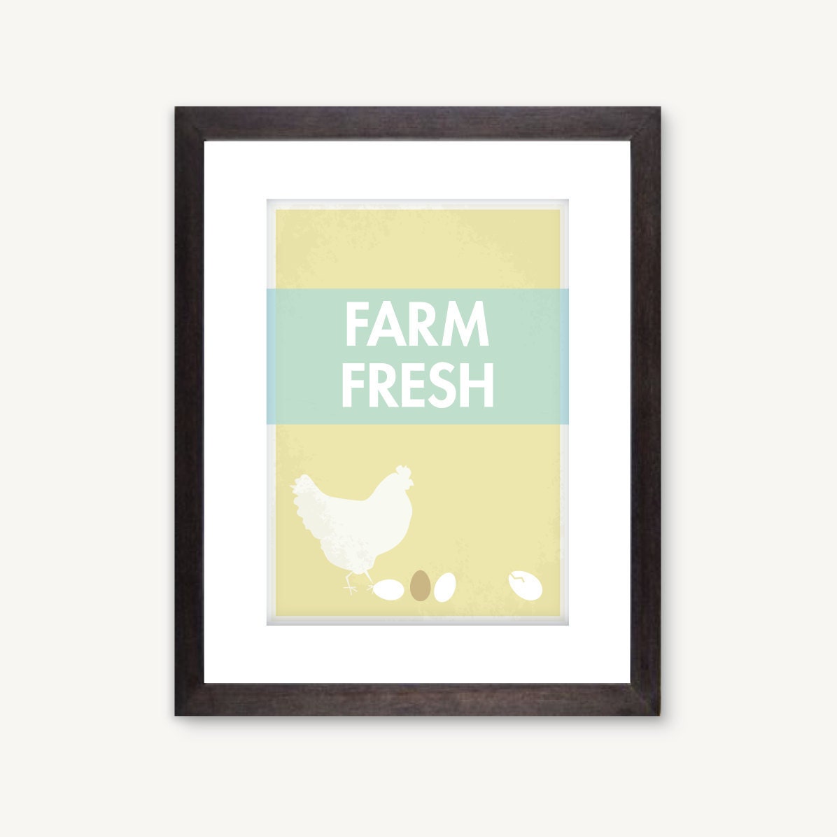 Kitchen art print- Farm Fresh: size A3