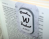 Personalized Wedding Favor Magnetic Bookmarks