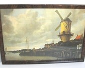 Antique Framed Print - Windmill By Jacob Van Ruysdael