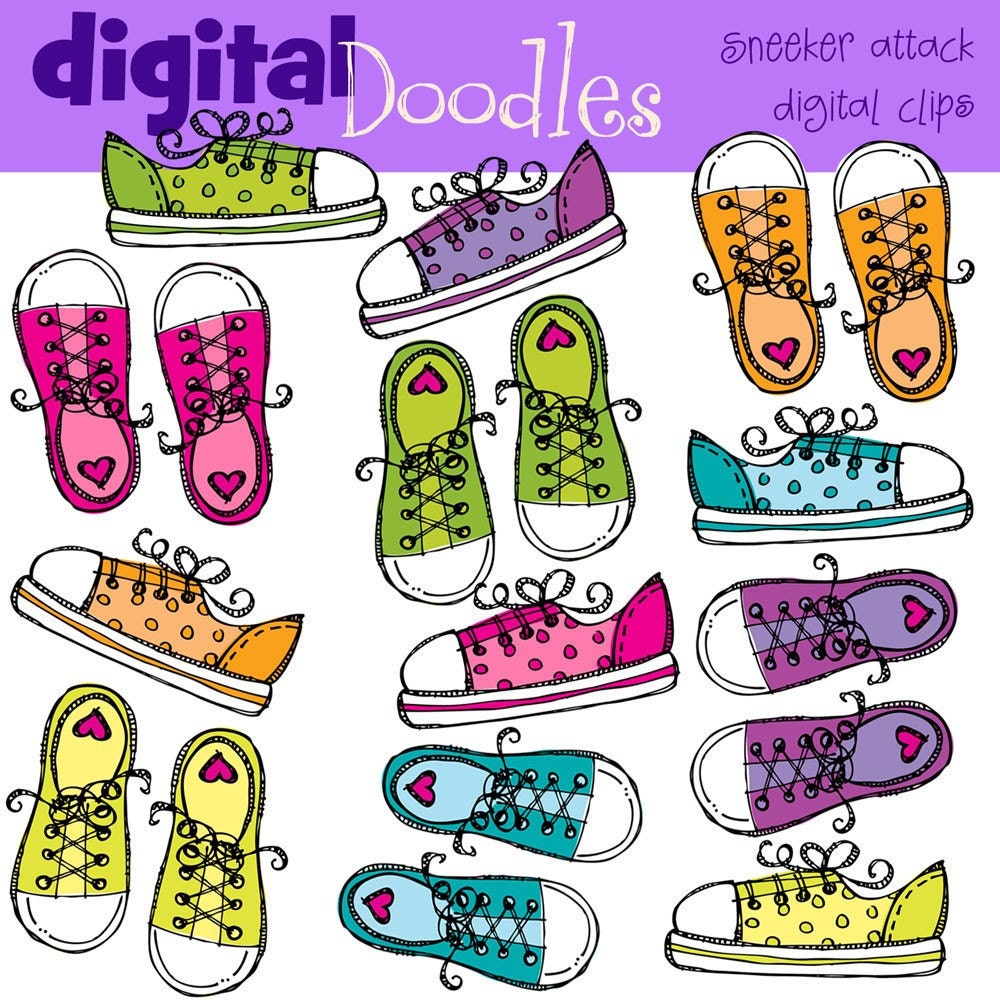 Sneeker Attack  digital clipart
