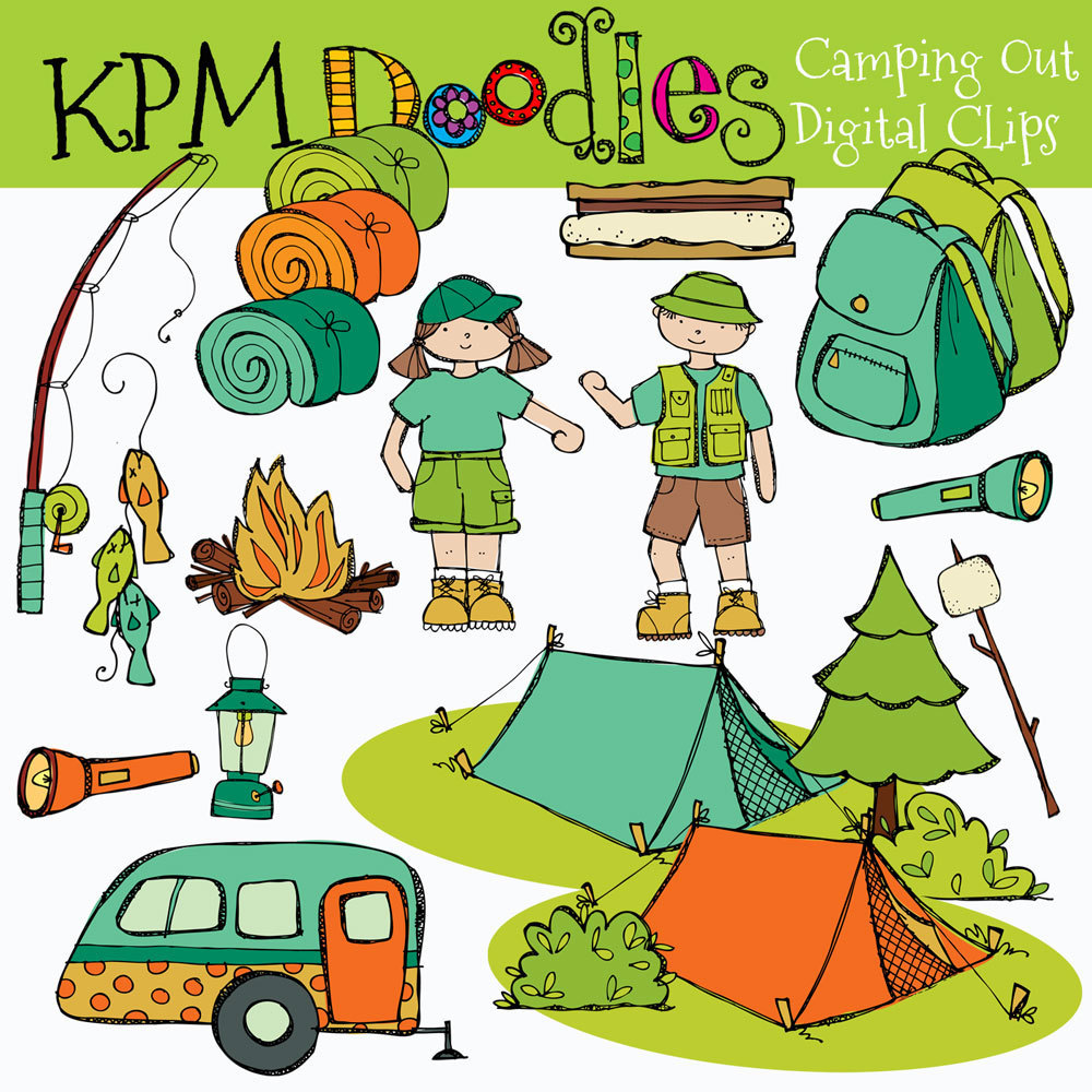 camping clipart free download - photo #4