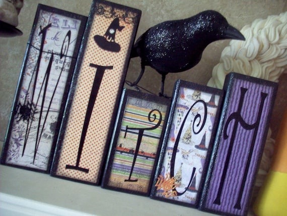Witch Halloween Block Set