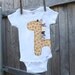 Giraffe Onesie for Boy or Girl- Gender Neutral