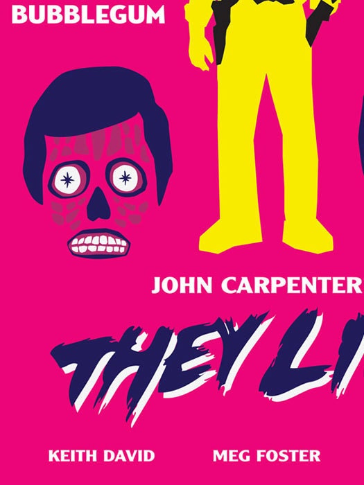 They Live - Minimal Style 12x16 Print