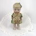 Antique Porcelain Doll Little Girl in Handmade Dress
