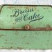 Antique Tin Bread & Cake Rustic Box