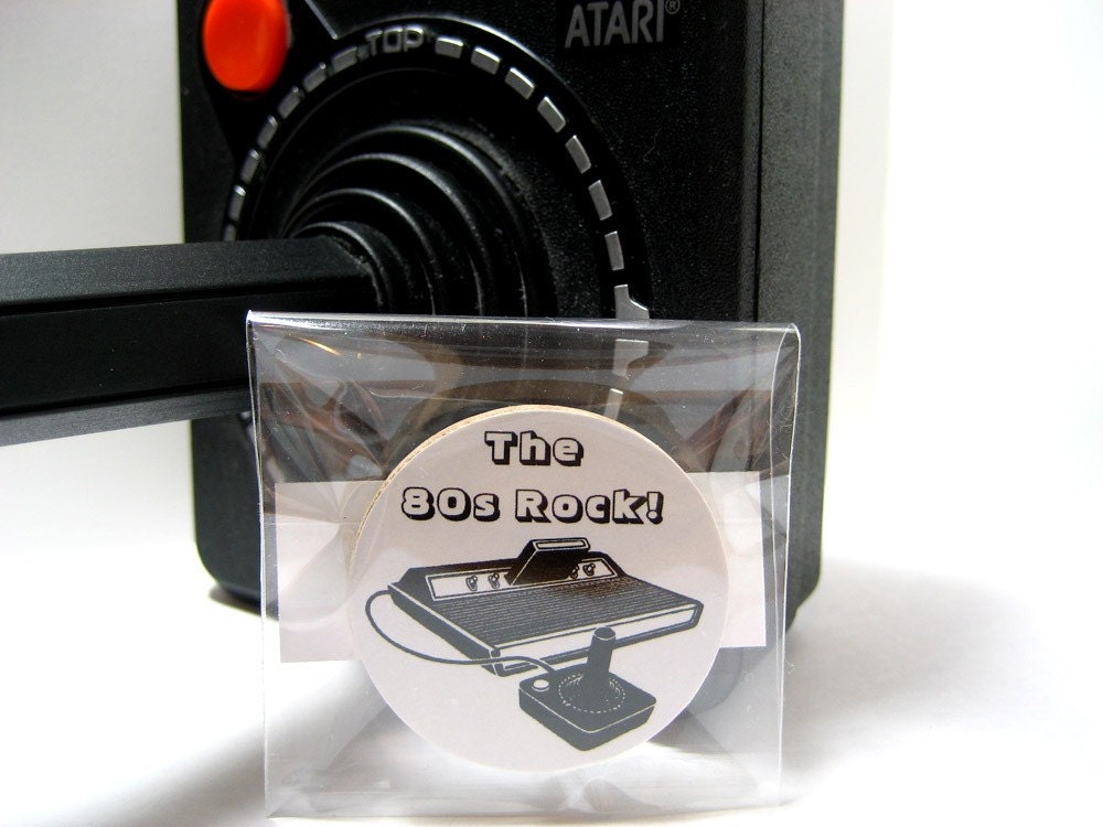 The 80s Rock - Funny Wood Magnet