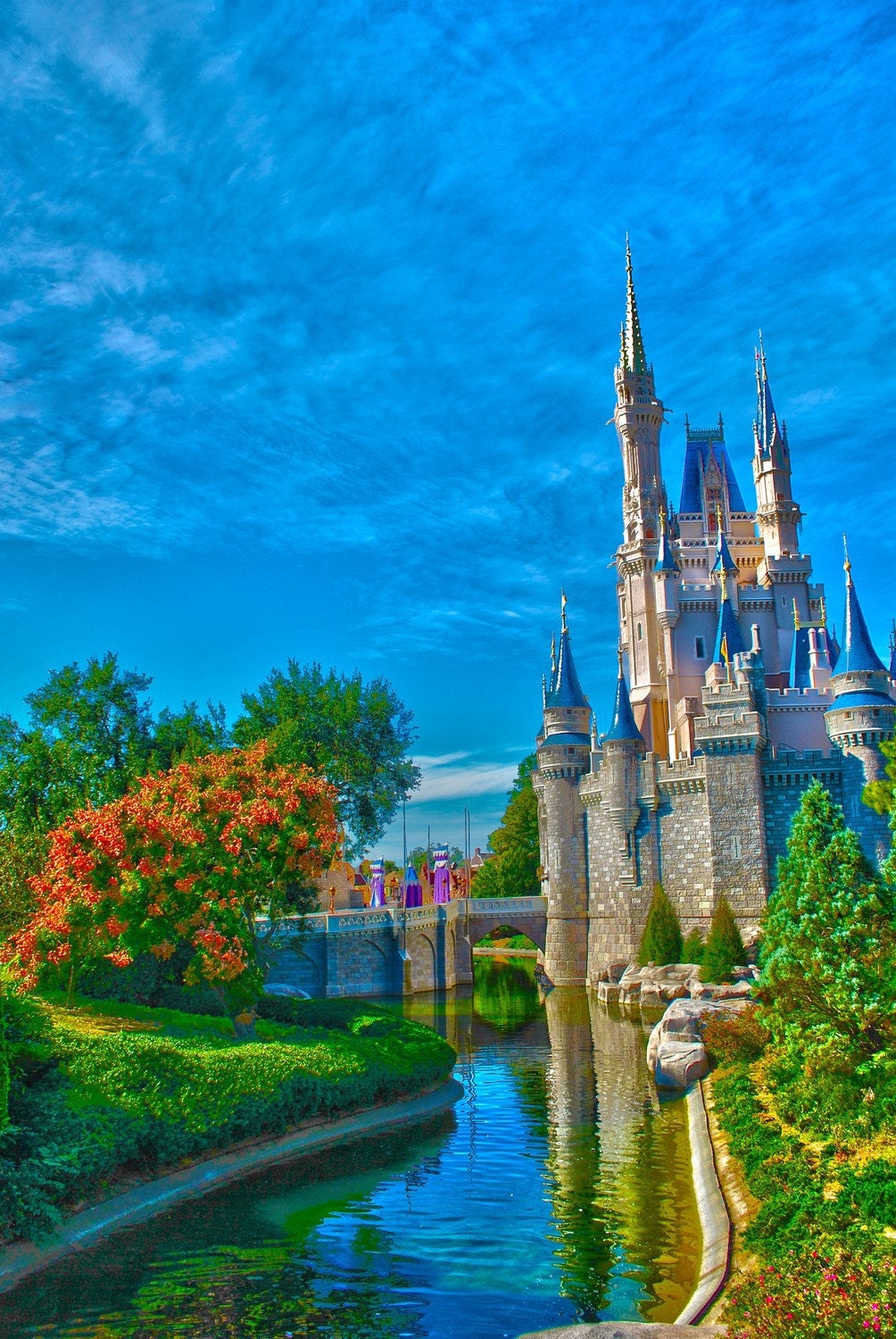 cinderella's castle-fine art photograph- disney world - orlando - florida - 8x12