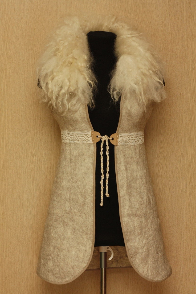 Northern fairytale / Felted Clothing / Vest
